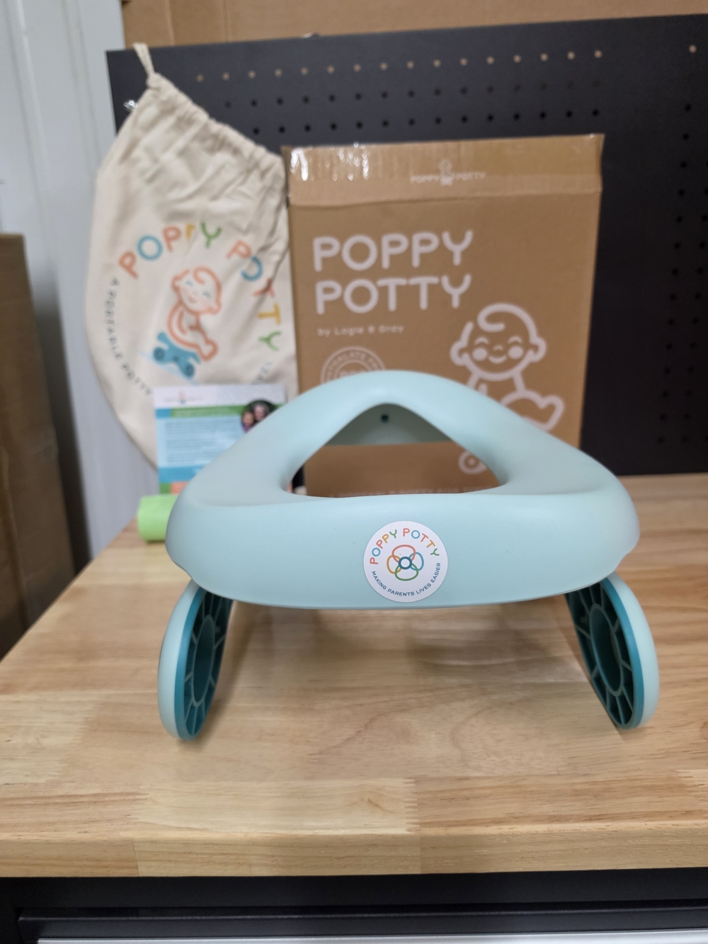 Poppy Potty Kids Travel Potty Seat - Blue